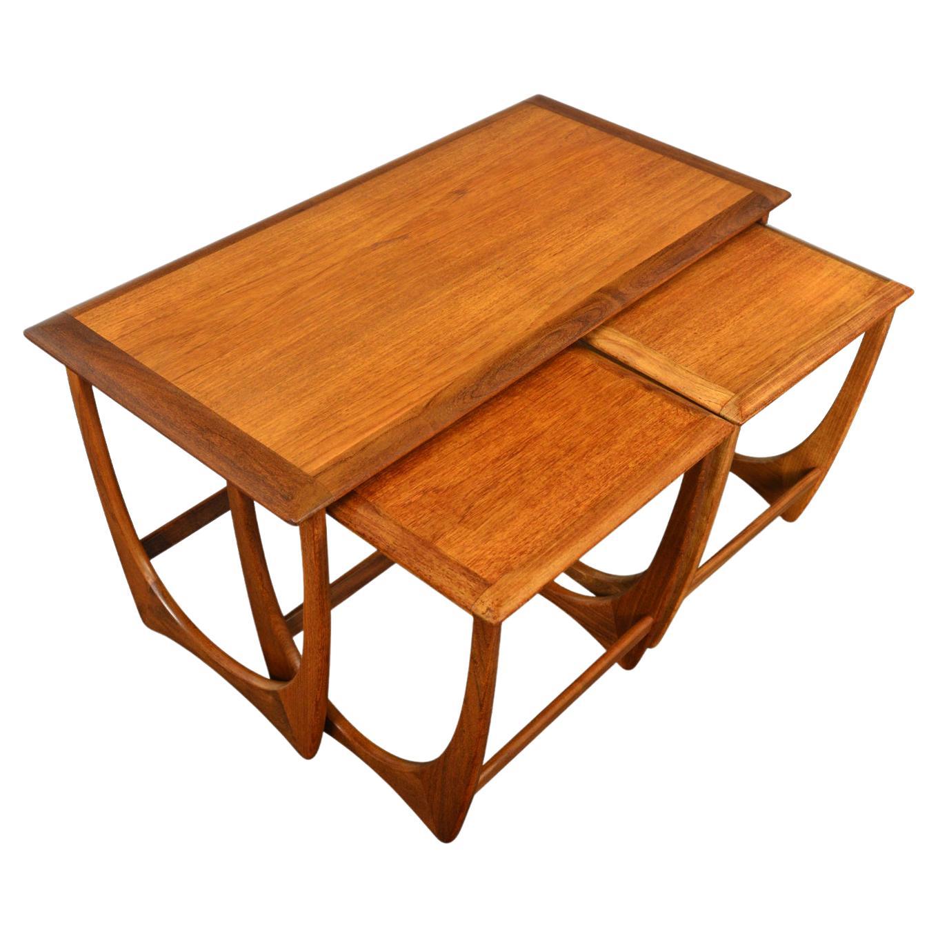 Set of Long G Plan Astro Nesting Tables in Teak 2 For Sale at 1stDibs