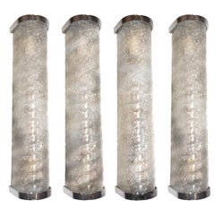 Set langer moderner Glasleuchter, verkauft pro Paar