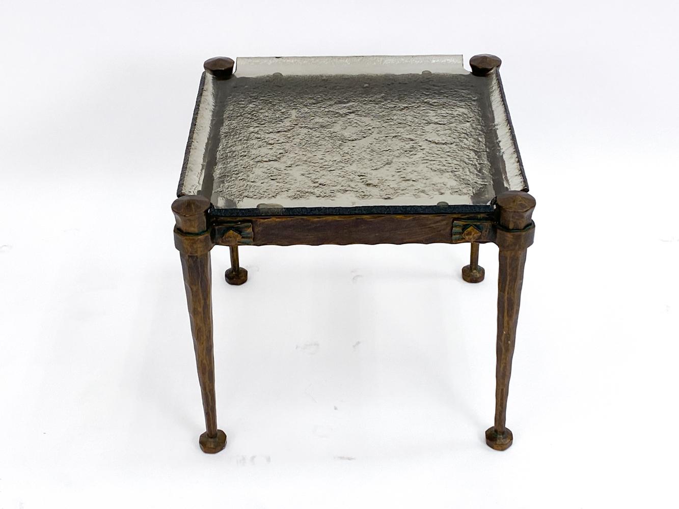 Set of Lothar Klute Glass & Bronze Coffee Tables, Circa 1980s For Sale 9