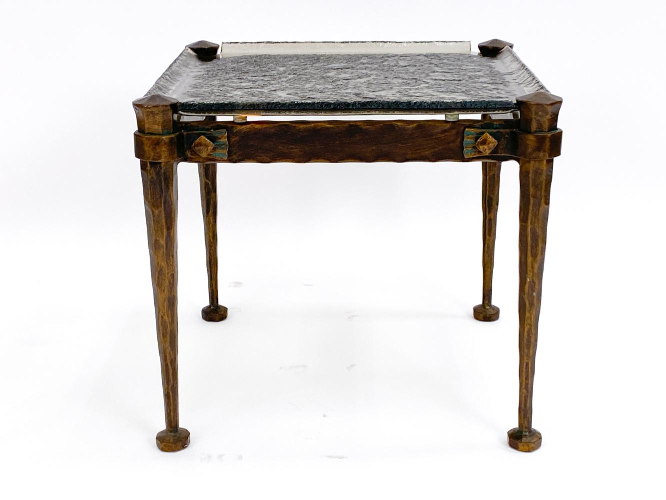 Set of Lothar Klute Glass & Bronze Coffee Tables, Circa 1980s For Sale 10