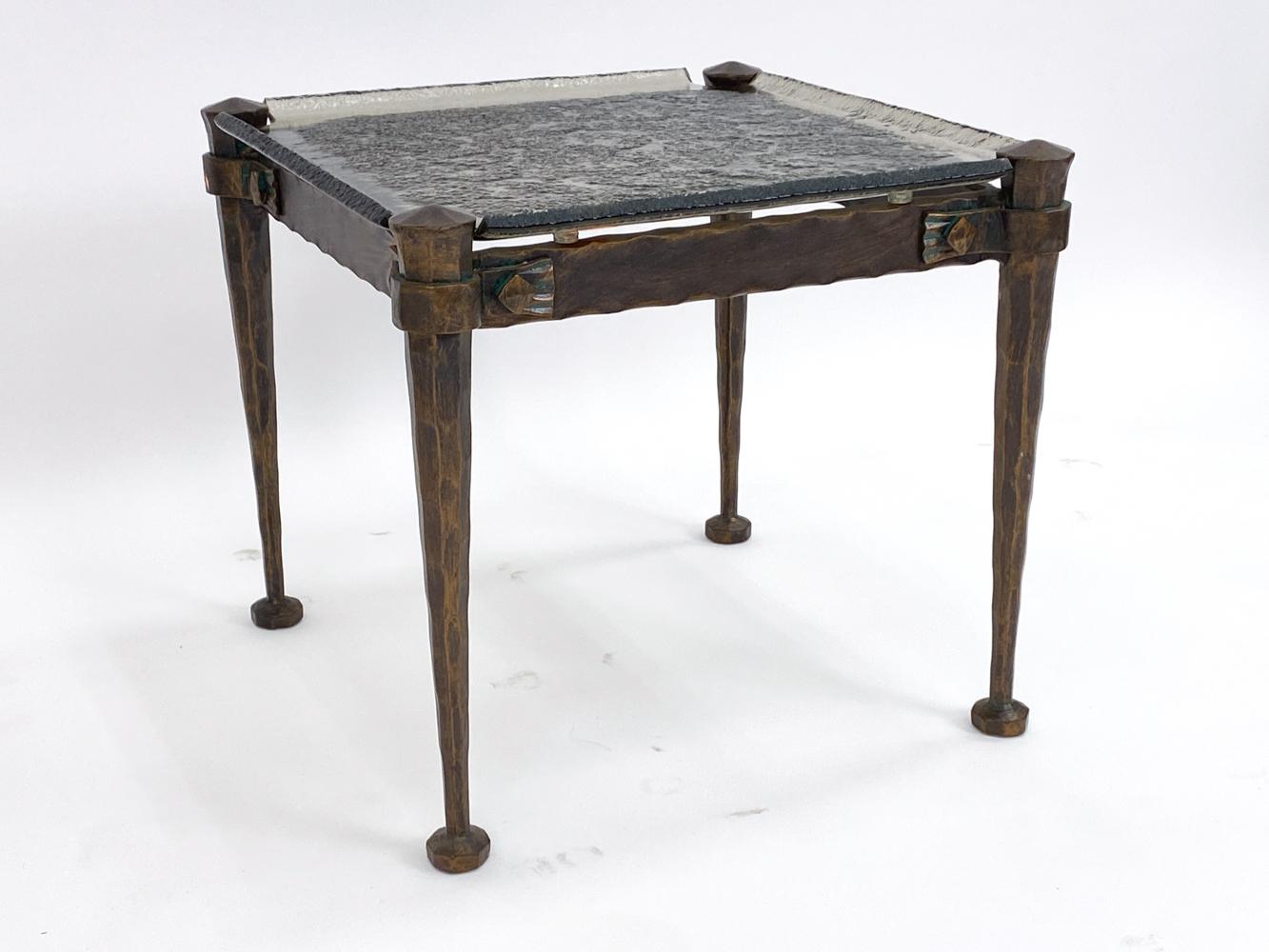 Set of Lothar Klute Glass & Bronze Coffee Tables, Circa 1980s For Sale 13