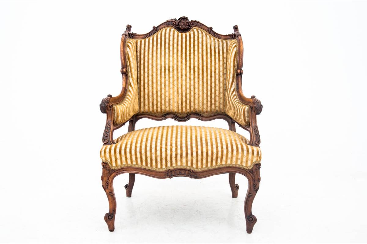 French Set of Louis Philippe Style Living Room Set, France, circa 1890