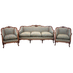 Set of Louis Philippe Style Living Room Set, France, circa 1920