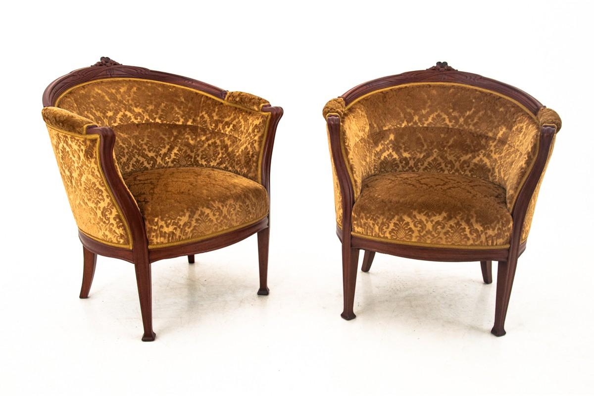 Swedish Set of Louis Philippe Style Living Room Set, Sweden, circa 1900