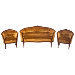 Set of Louis Philippe Style Living Room Set, Sweden, circa 1900