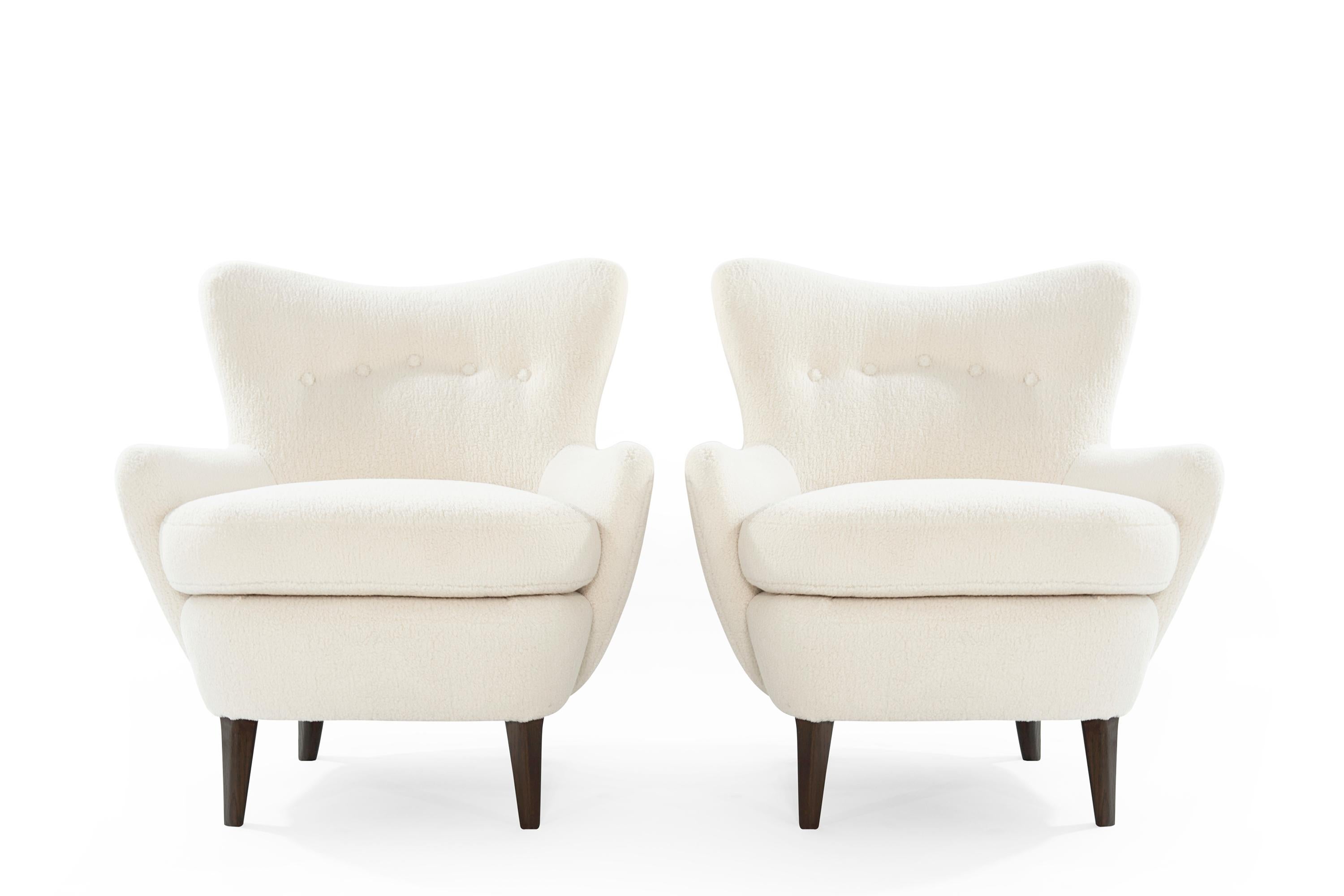 20th Century Set of Lounge Chairs by Ernst Schwadron, circa 1950s