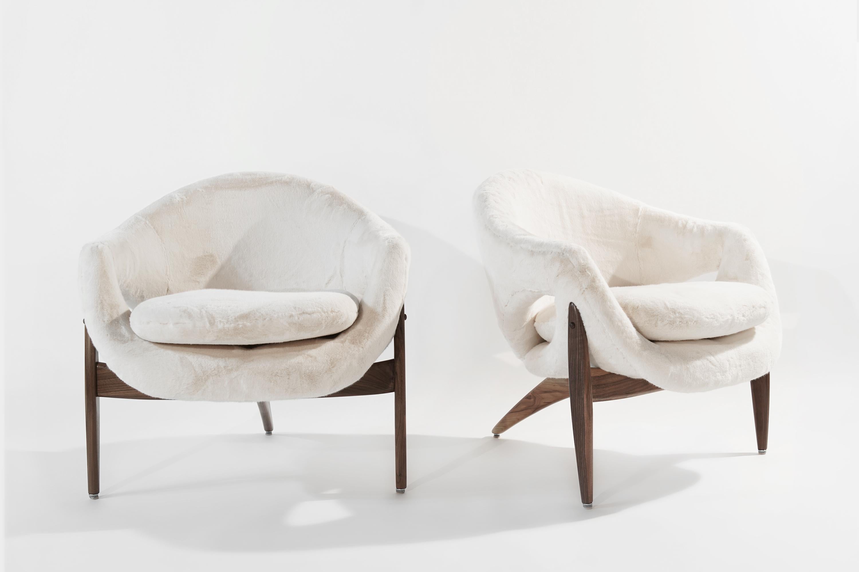 Set of Lounge Chairs by Luigi Tiengo for Cimon, Montréal, 1963 2