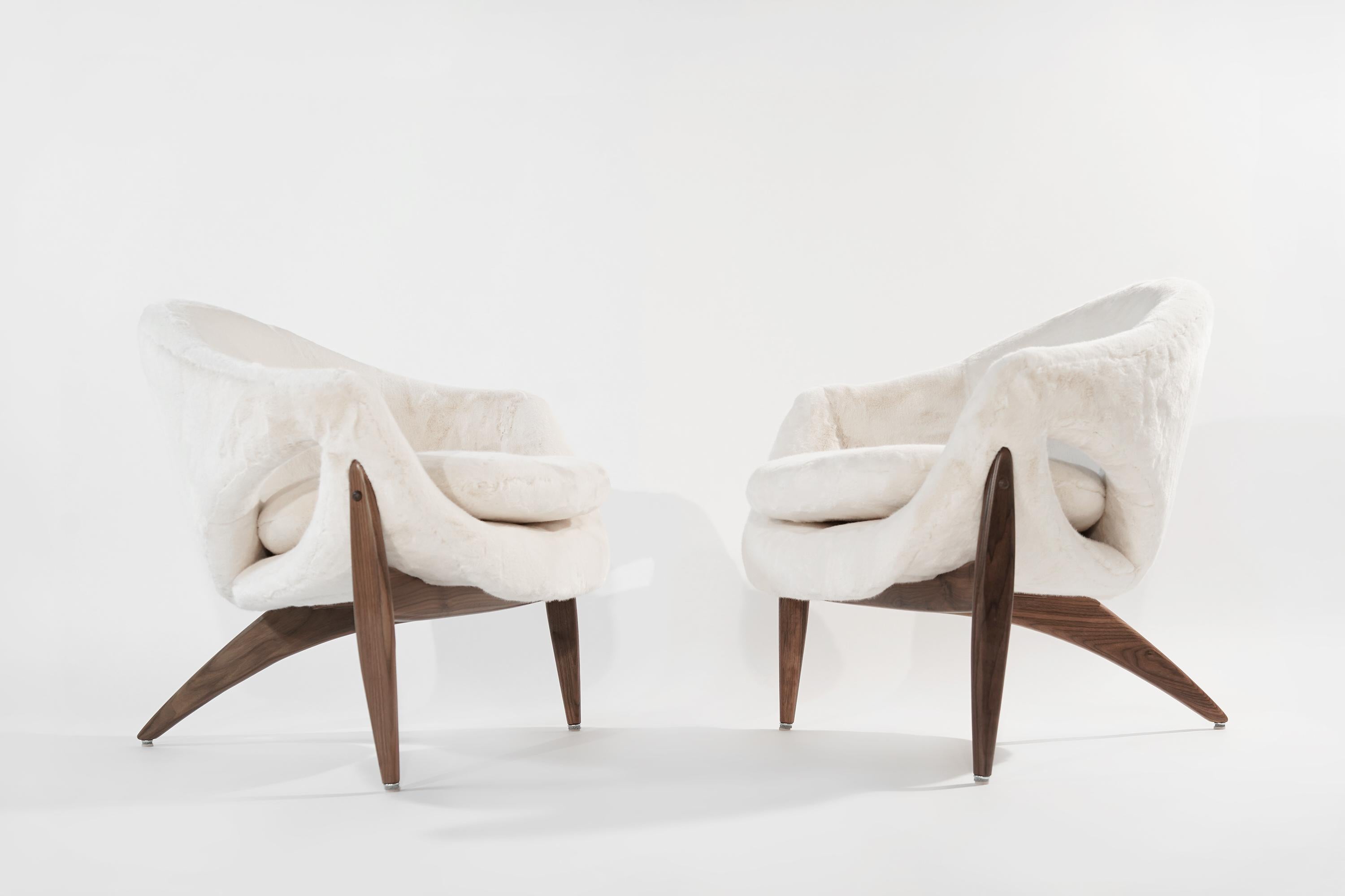 Canadian Set of Lounge Chairs by Luigi Tiengo for Cimon, Montréal, 1963