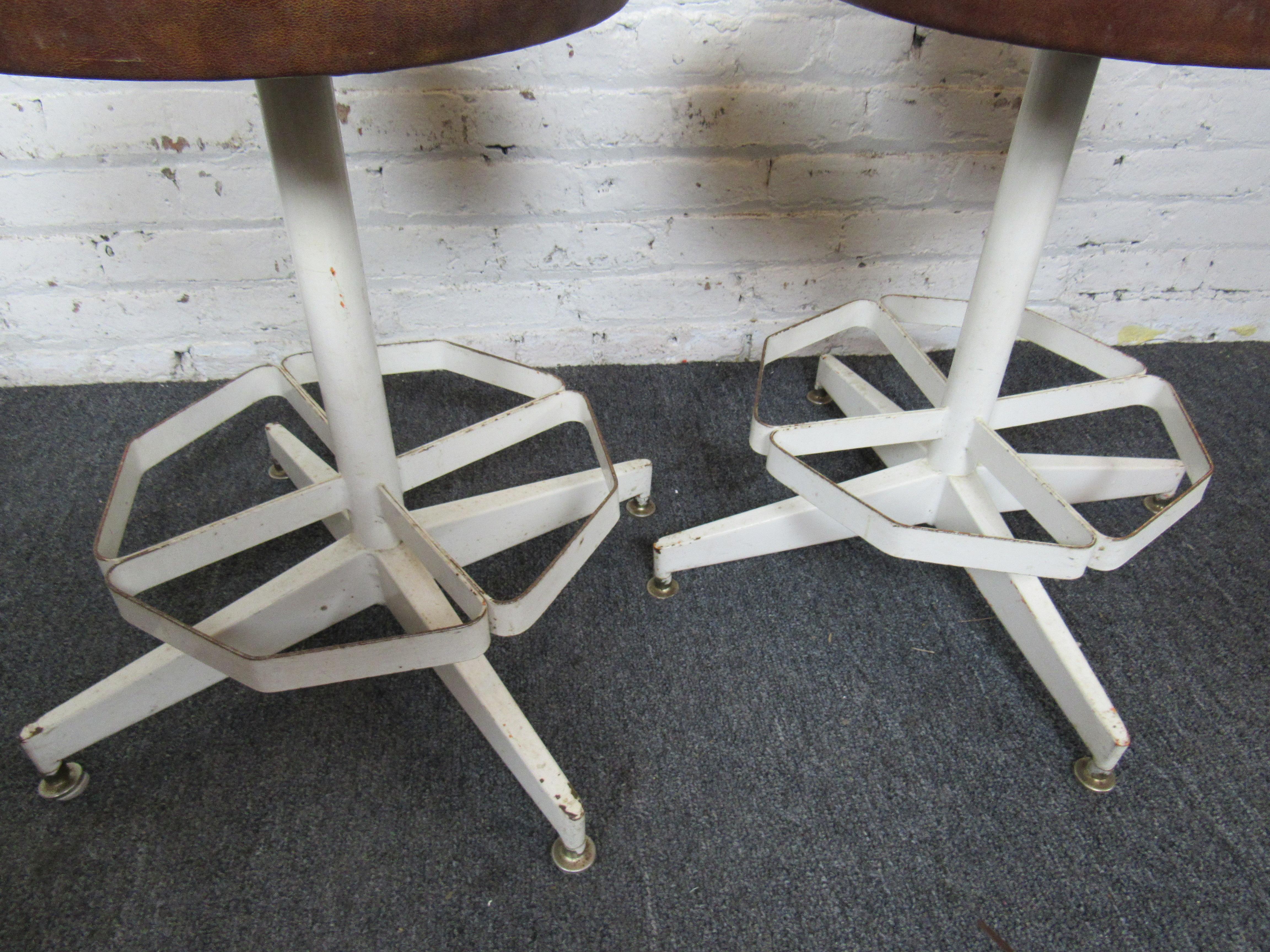 20th Century Set of Low Stools