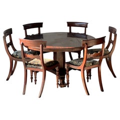 Antique Set of Mahogany dining romm, English work, 19th century
