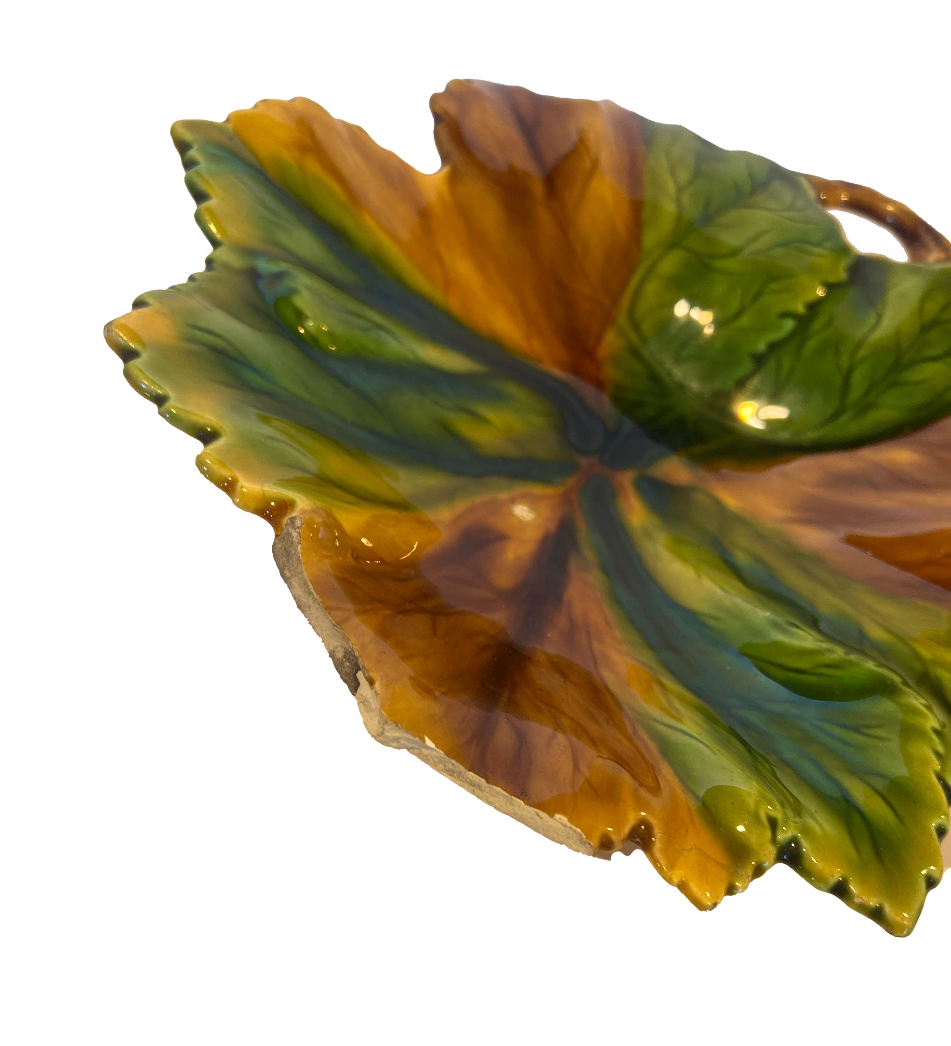Set of Majolica Plates from Andre Leon Talley's Private Collection For Sale 5
