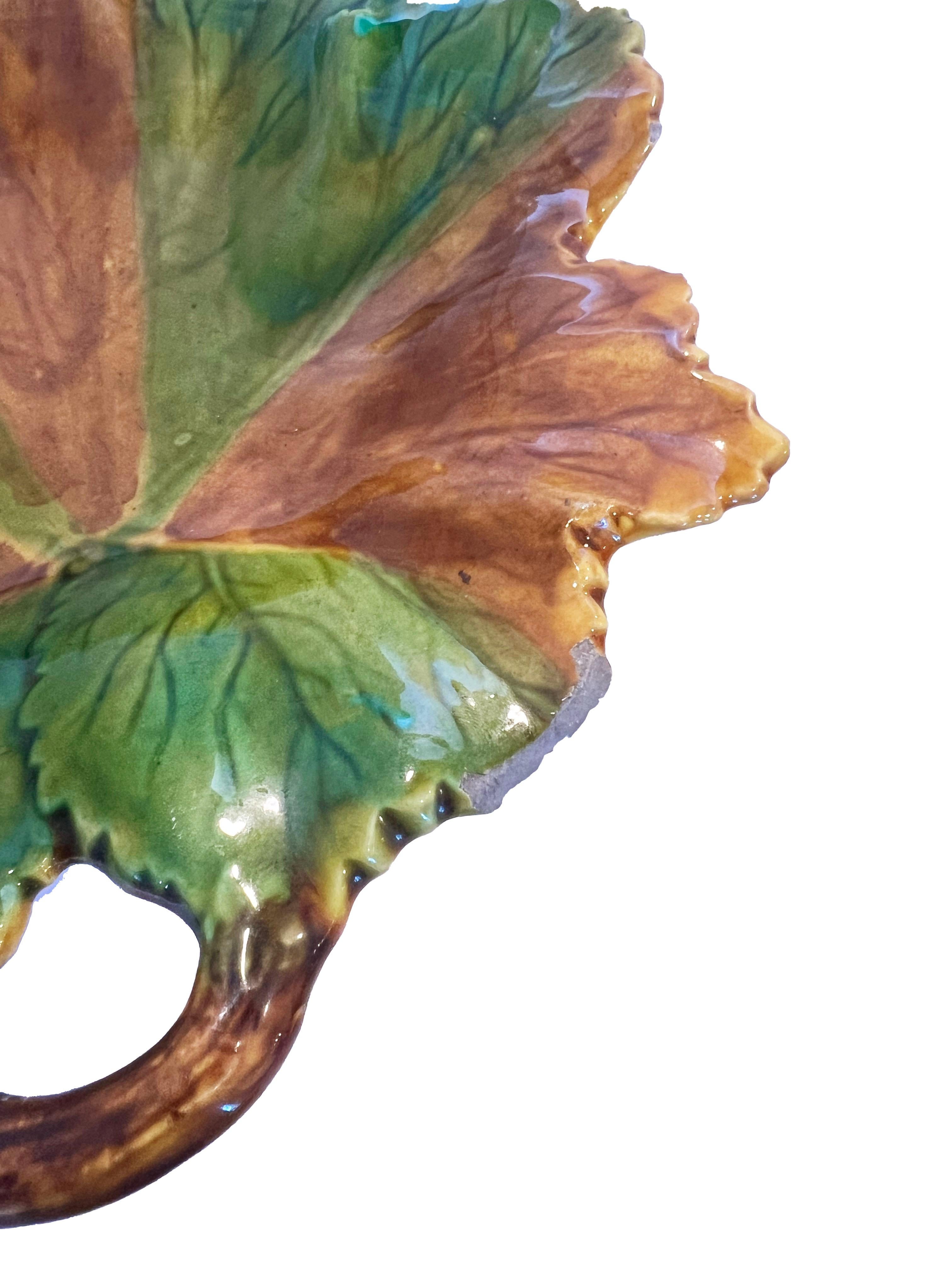 Set of Majolica Plates from Andre Leon Talley's Private Collection For Sale 6