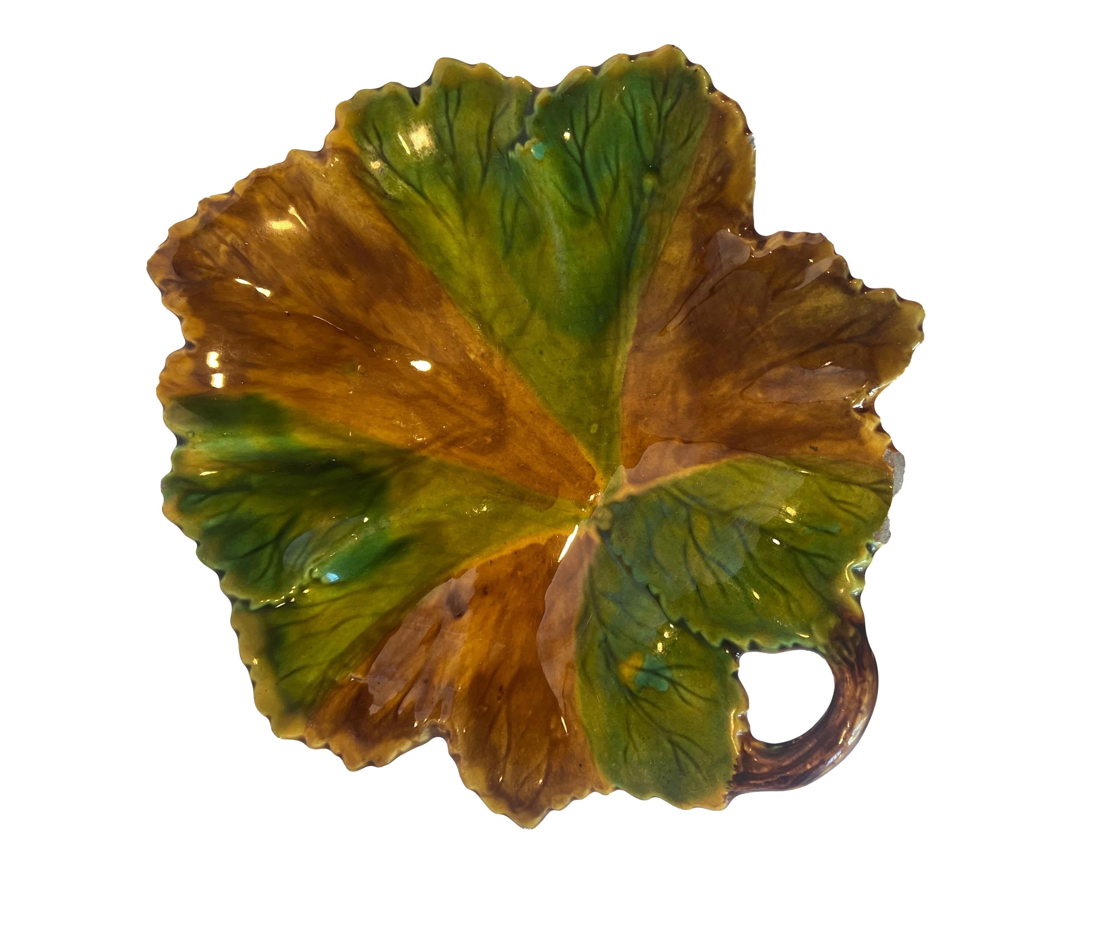Set of Majolica Plates from Andre Leon Talley's Private Collection For Sale 7