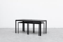 Set of Martin Visser Style Stone Nesting Tables