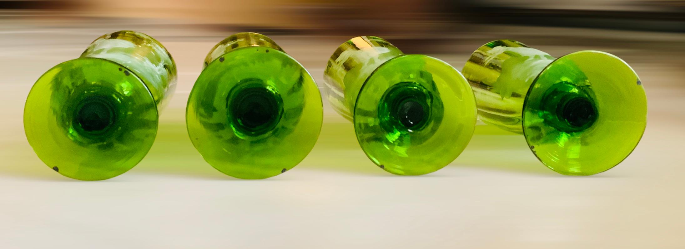 copas para 15 años verde esmeralda