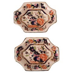 Set of Mason’s Ironstone Dishes in “Mandarin” Pattern, Mid-20th Century