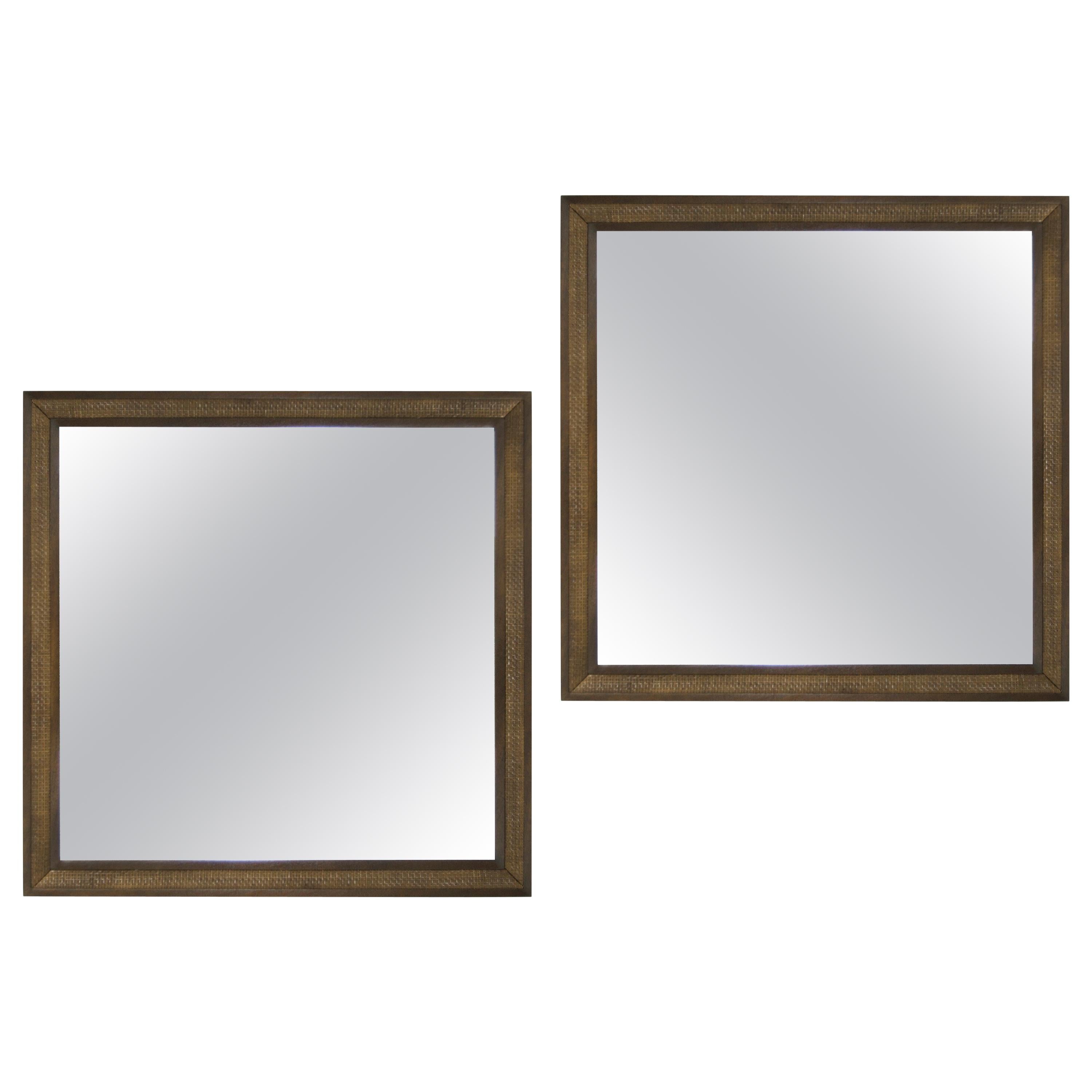 Set of Matching Mirrors by Edward Wormley for Dunbar, 1950s