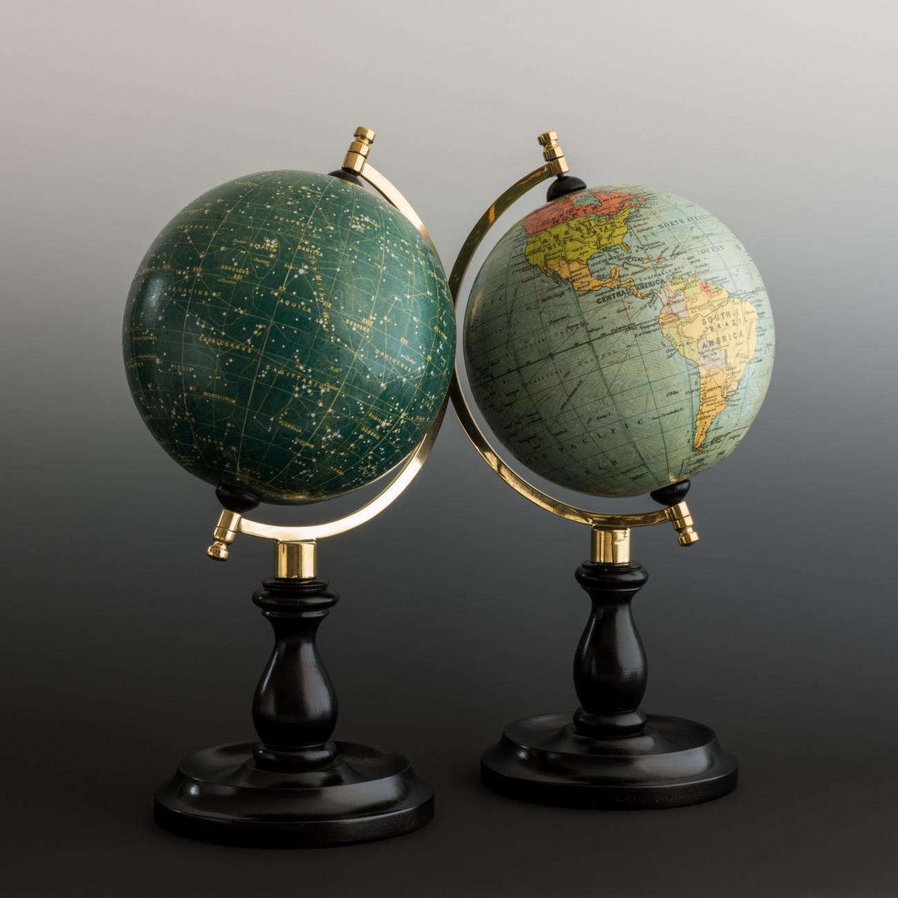 terrestrial and celestial globes