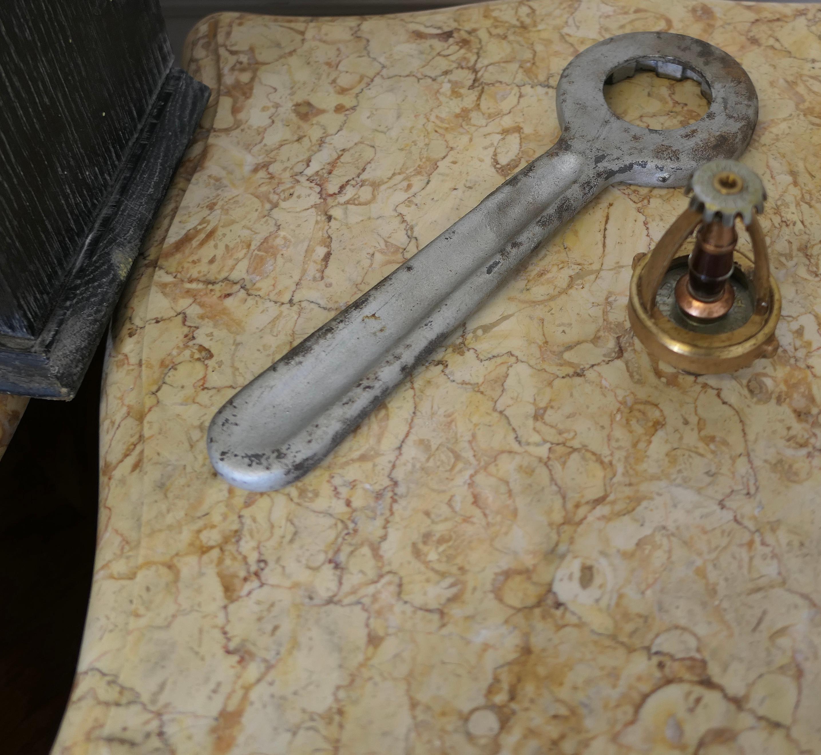 Set of Mather and Platt Sprinkler Heads in Case  A rare find For Sale 1