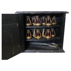 Set of Mather and Platt Sprinkler Heads in Case  A rare find