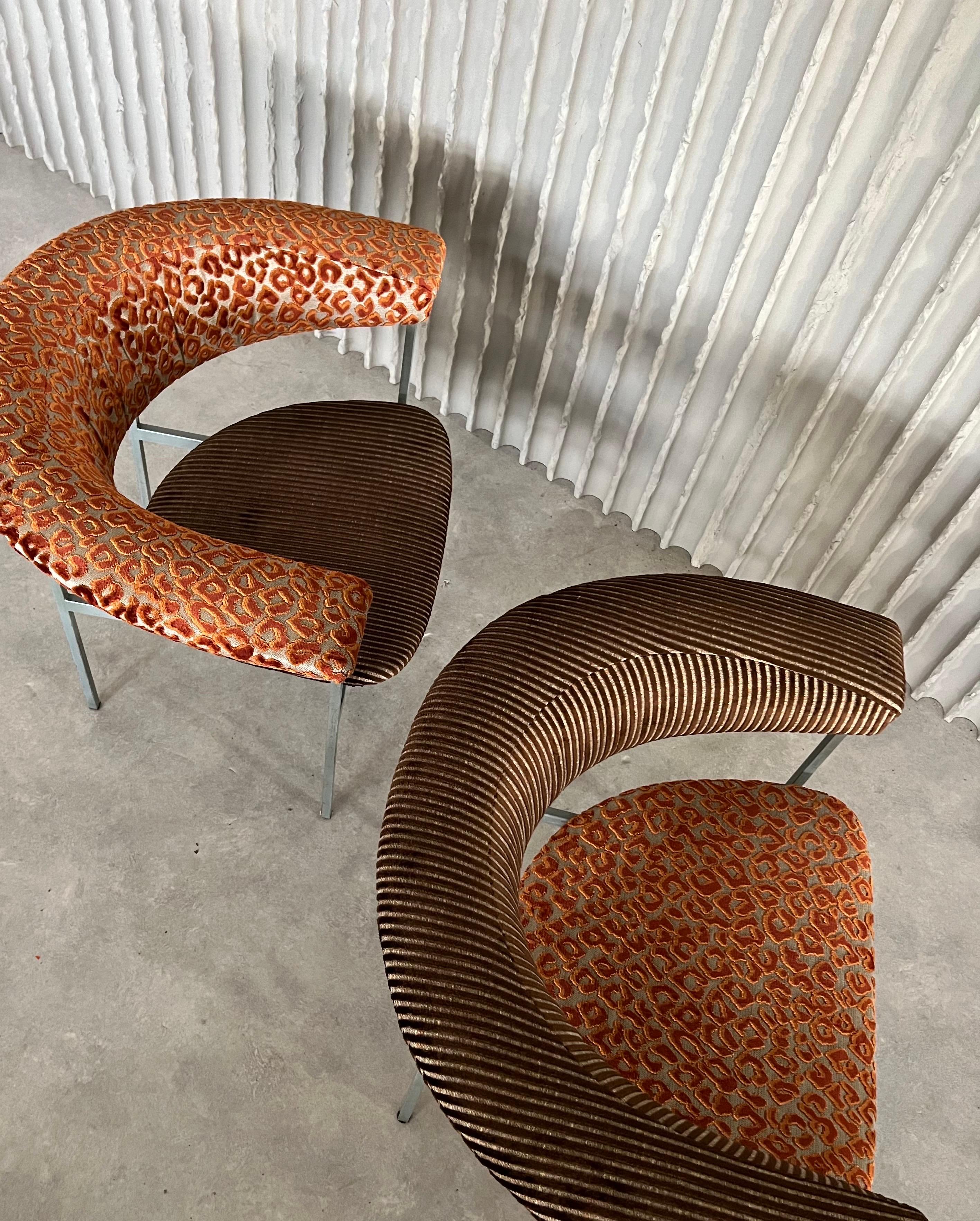 Mid-Century Modern Ensemble de chaises Meander Gamma de Rudolf Wolf en vente