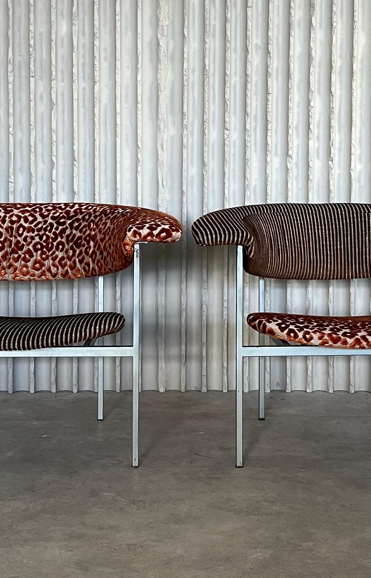 Milieu du XXe siècle Ensemble de chaises Meander Gamma de Rudolf Wolf en vente