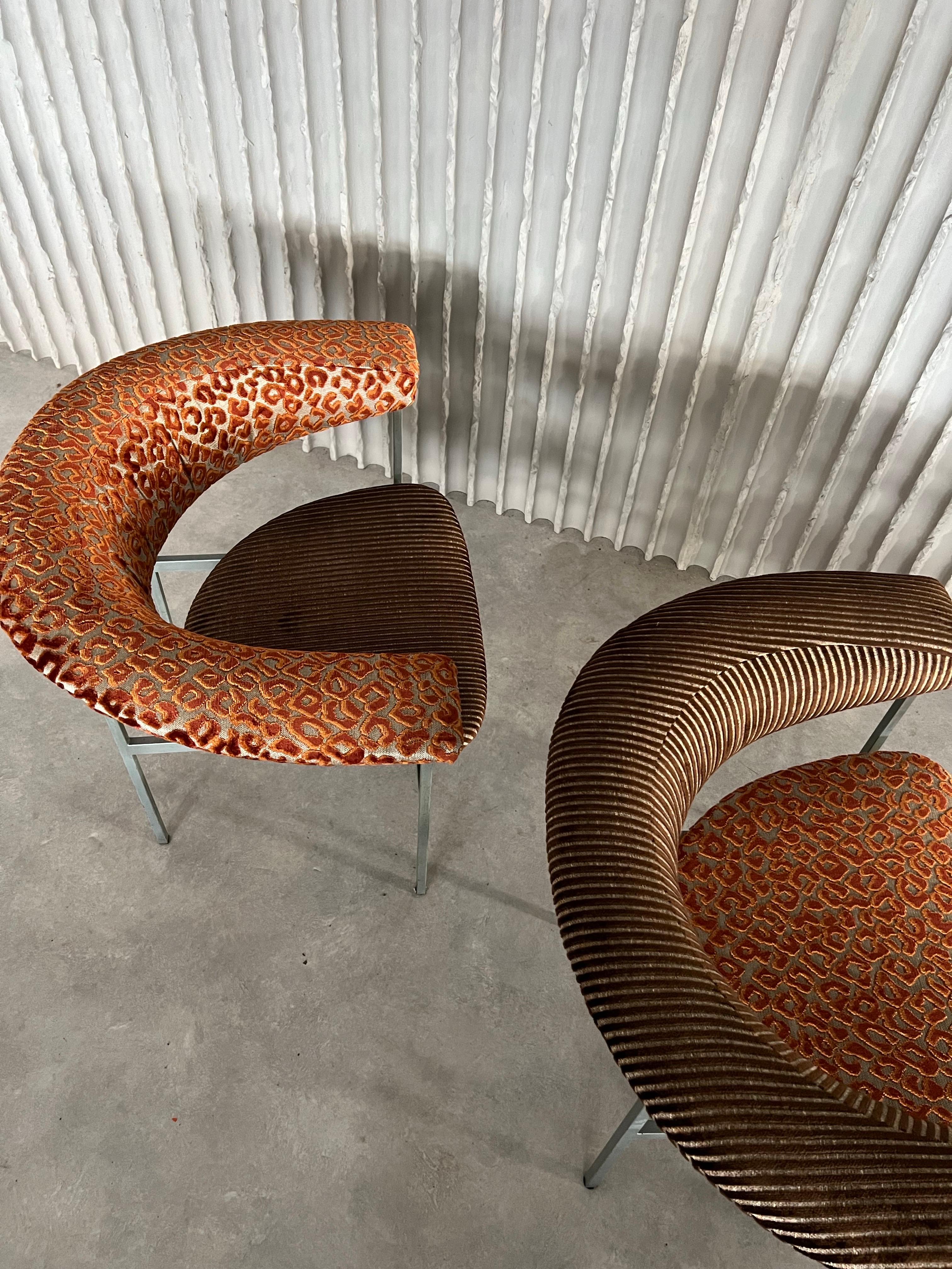Ensemble de chaises Meander Gamma de Rudolf Wolf en vente 1