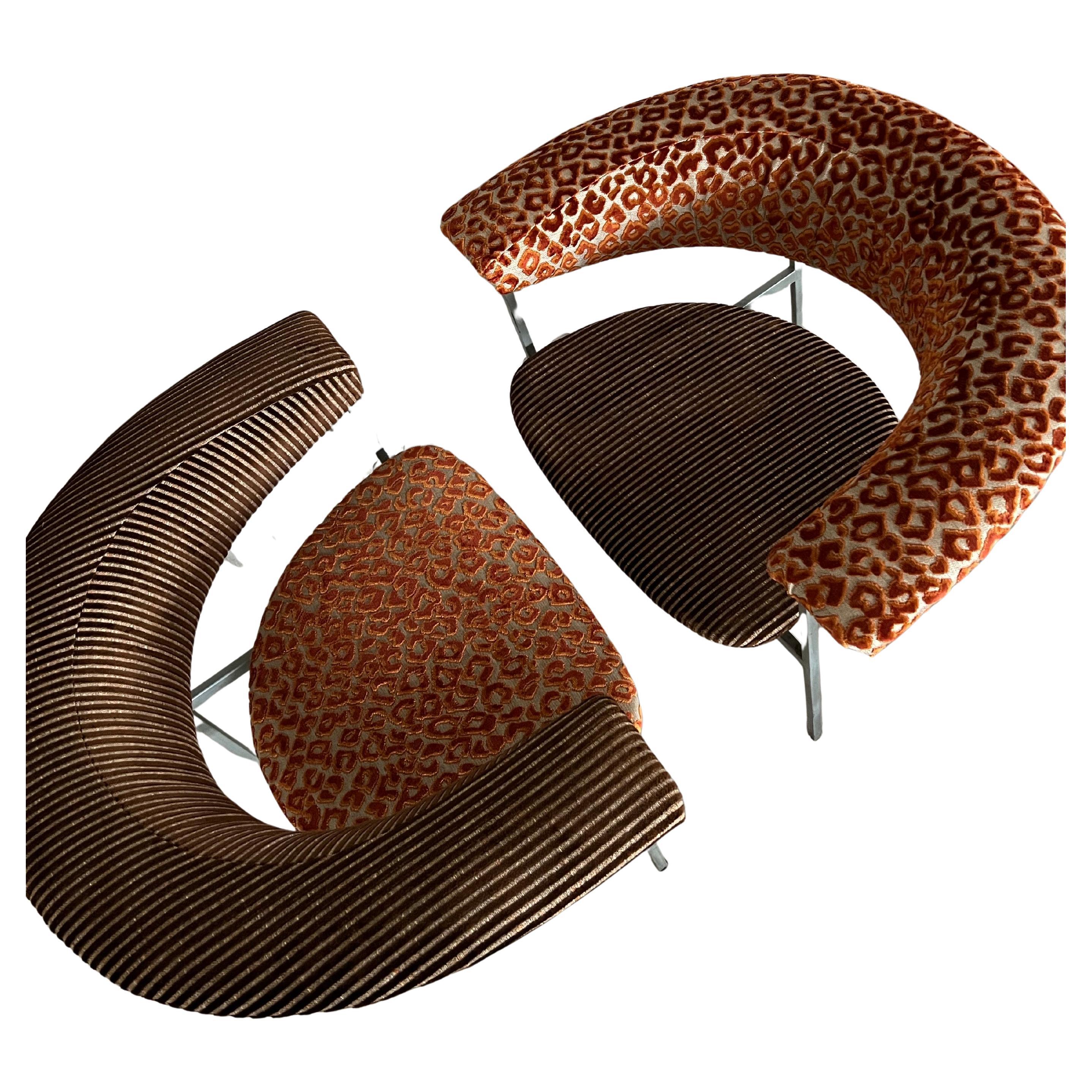 Set of Meander Gamma chairs by Rudolf Wolf