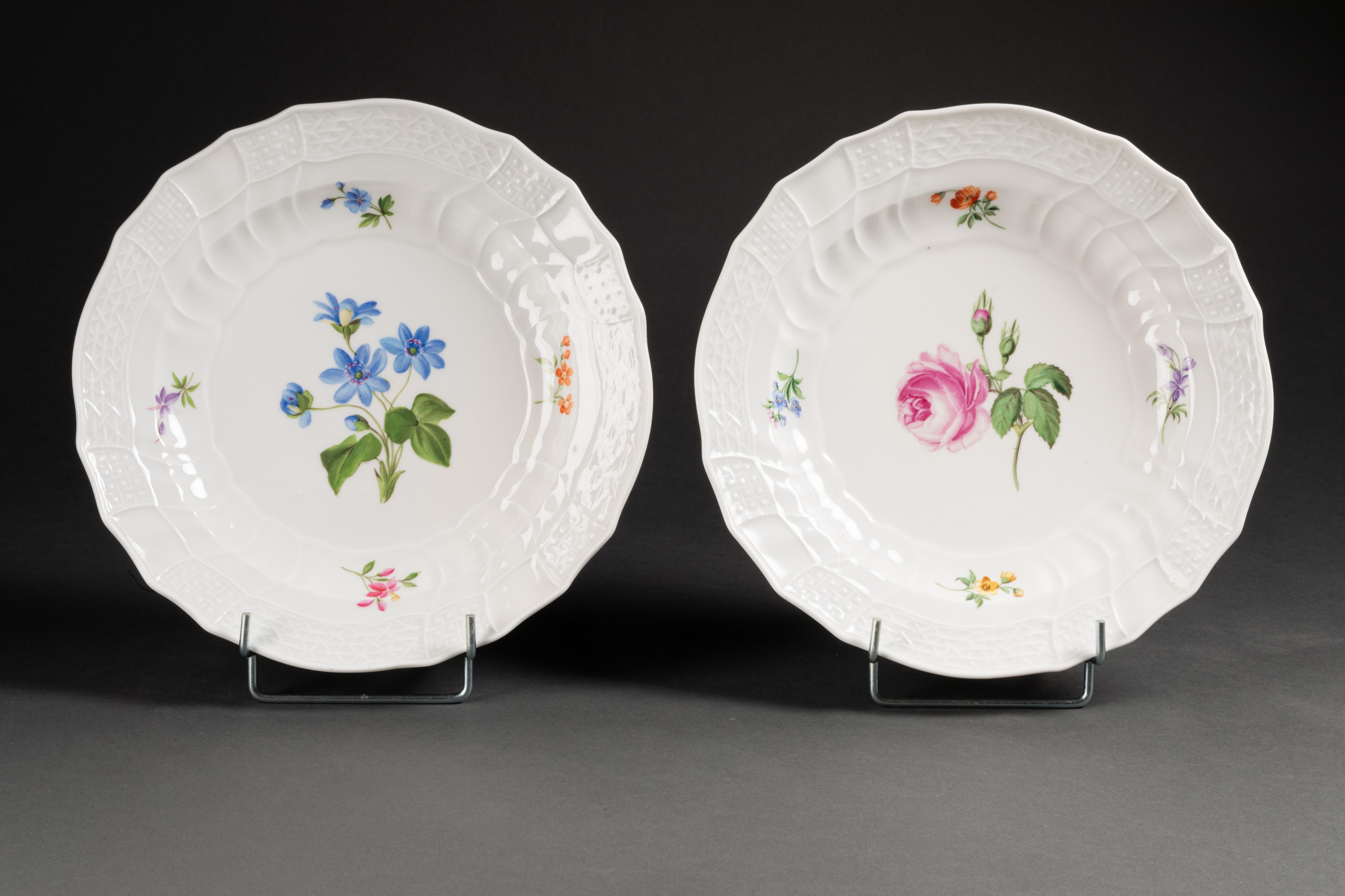 Set of 26 Meissen Plates For Sale 3