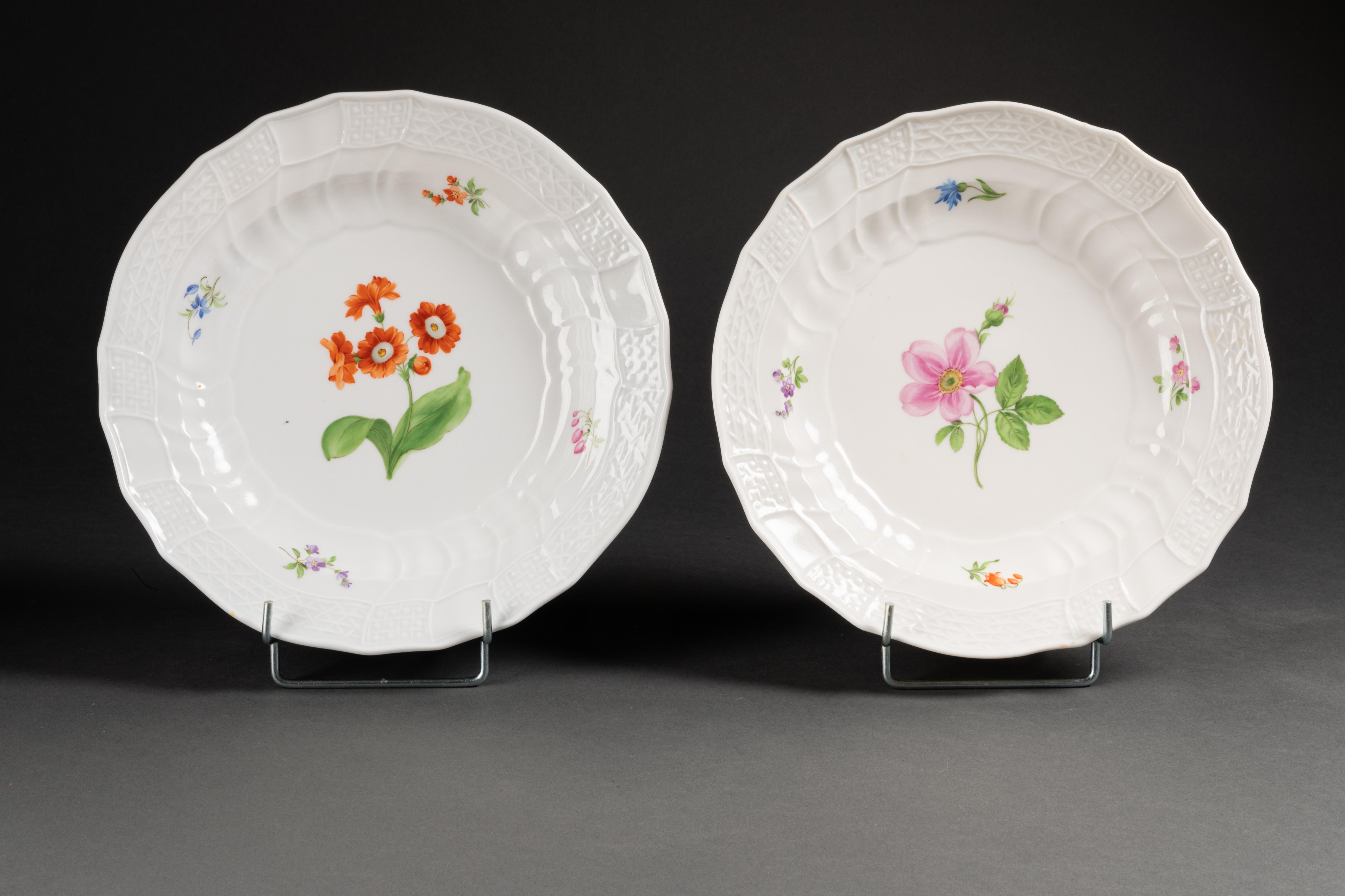 Set of 26 Meissen Plates For Sale 6