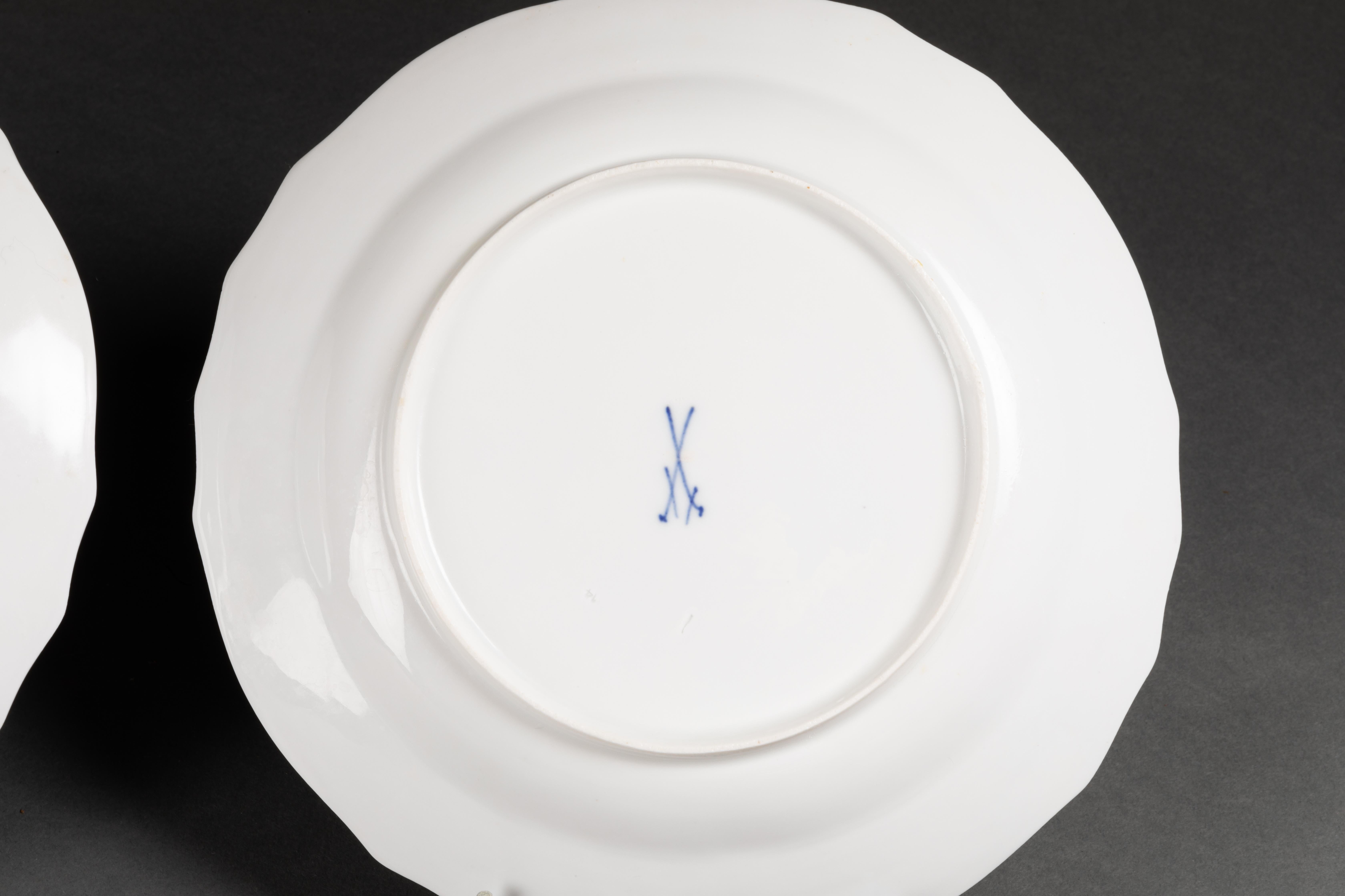 Set of 26 Meissen Plates For Sale 11