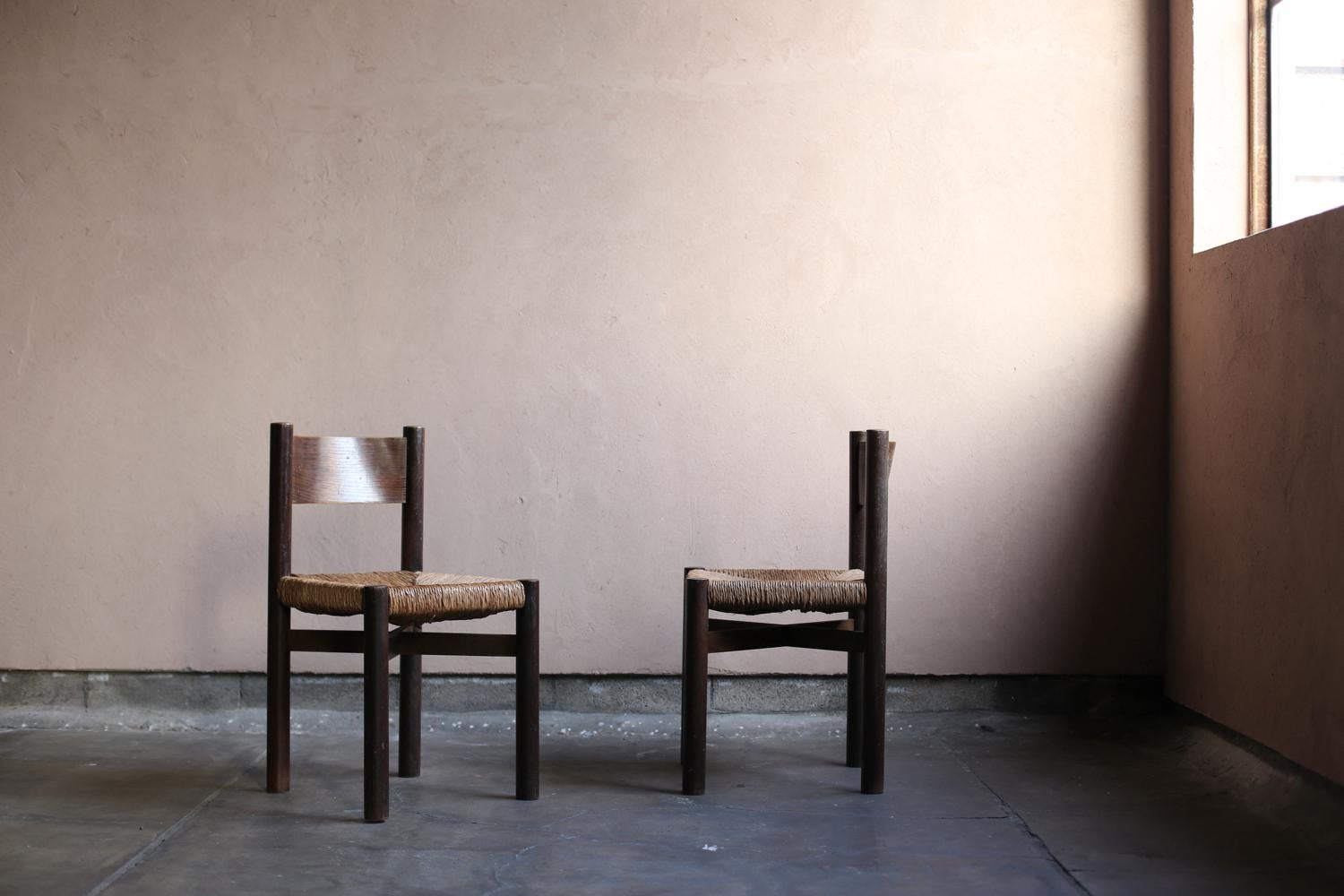 Conjunto de sillas Meribel de Charlotte Perriand para Steph Simon
La 