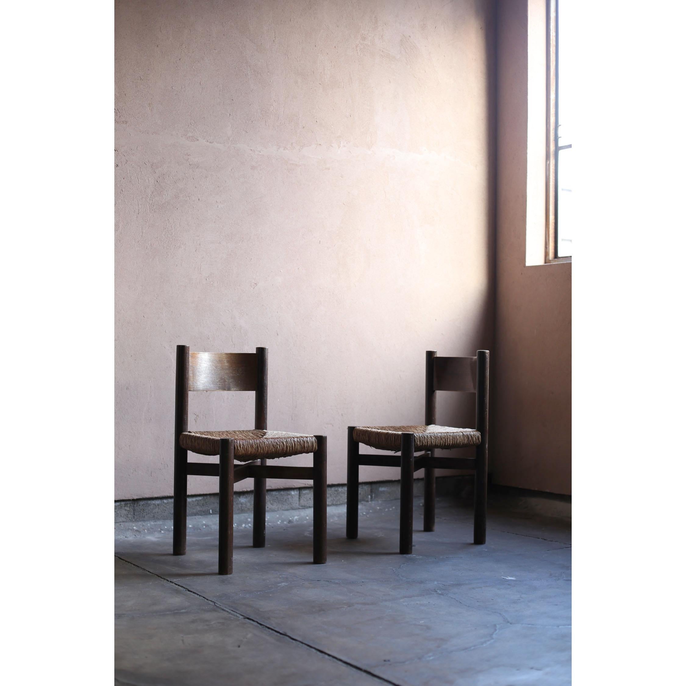 Conjunto de sillas Meribel de Charlotte Perriand para Steph Simon en venta 1