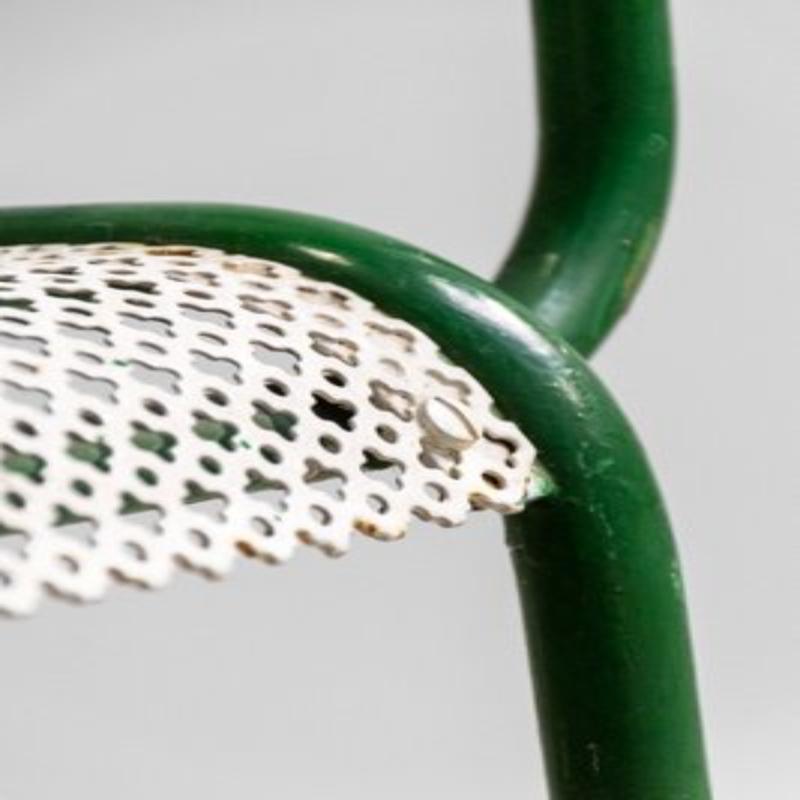 Set of Metal Garden Armchairs, 1960s For Sale 1