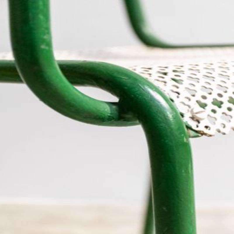 Set of Metal Garden Armchairs, 1960s For Sale 2