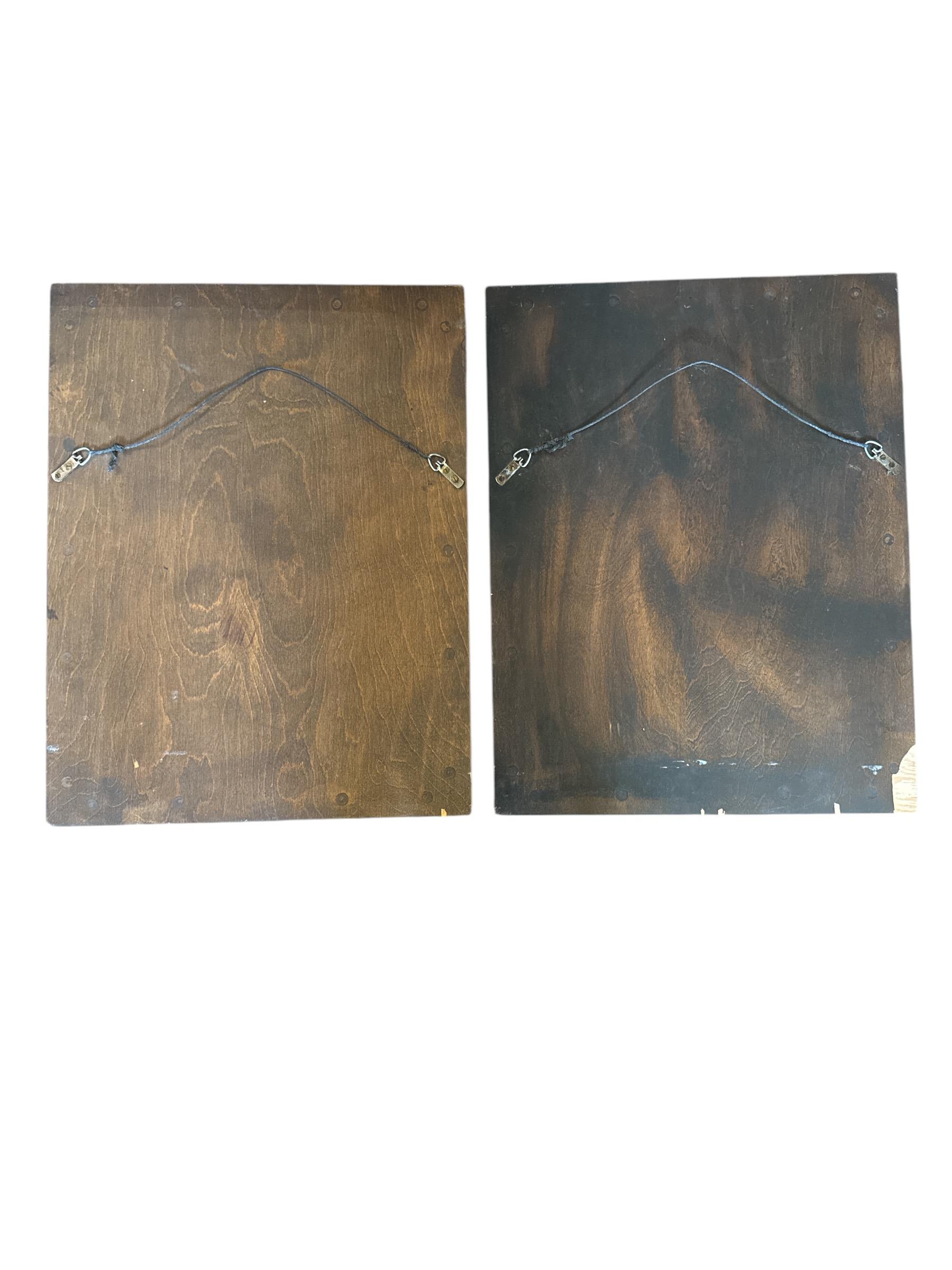 Mid-19th Century Set of Metal Greek Relief Plaques Dated 1869 For Sale