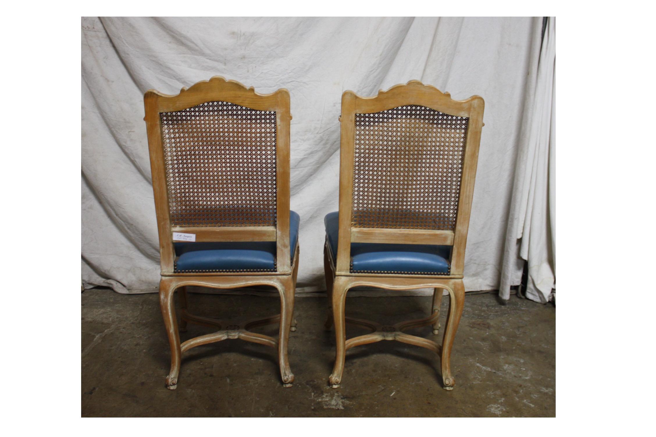 Set of Mid-20th Century French Dining Chairs 4