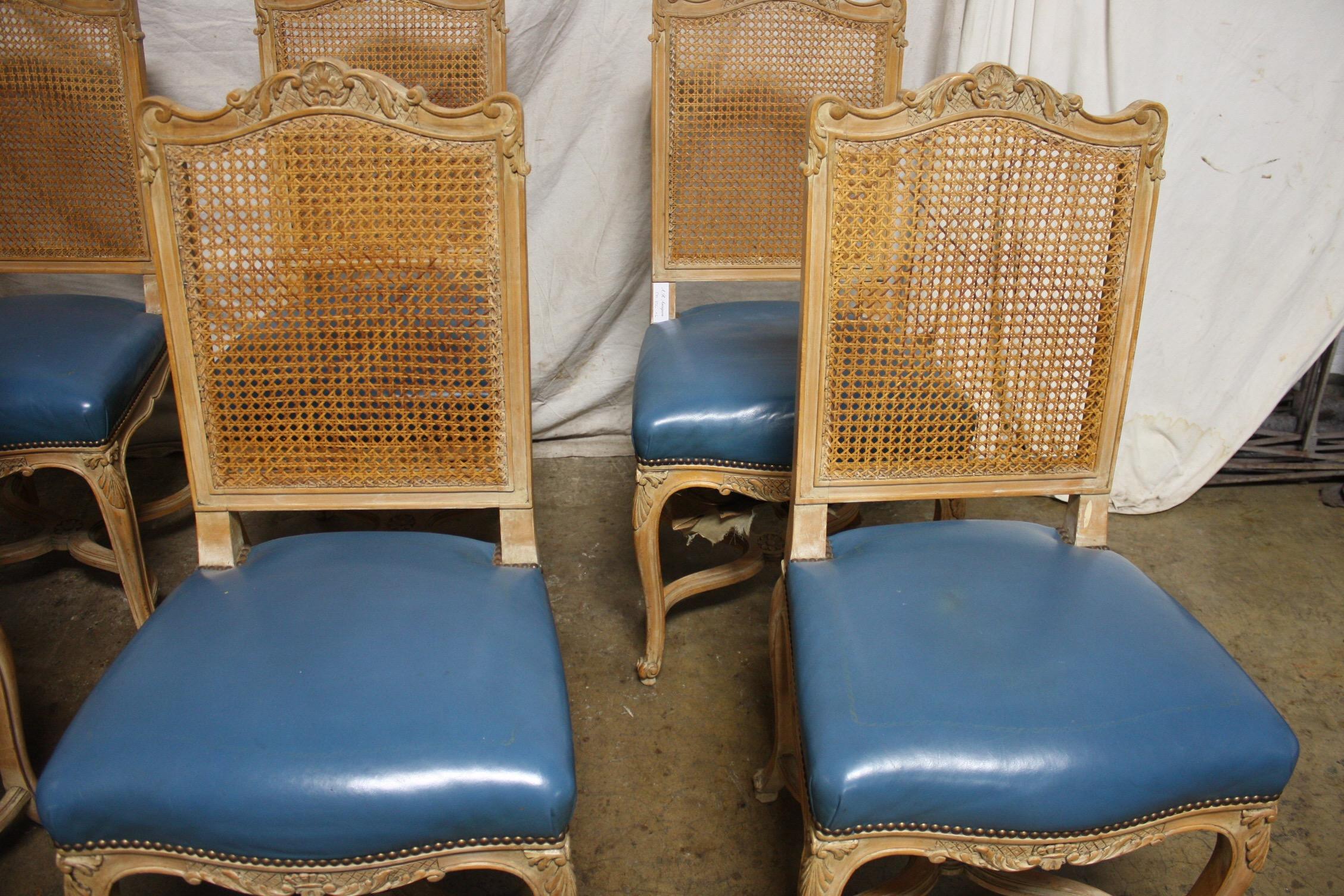 Regency Set of Mid-20th Century French Dining Chairs