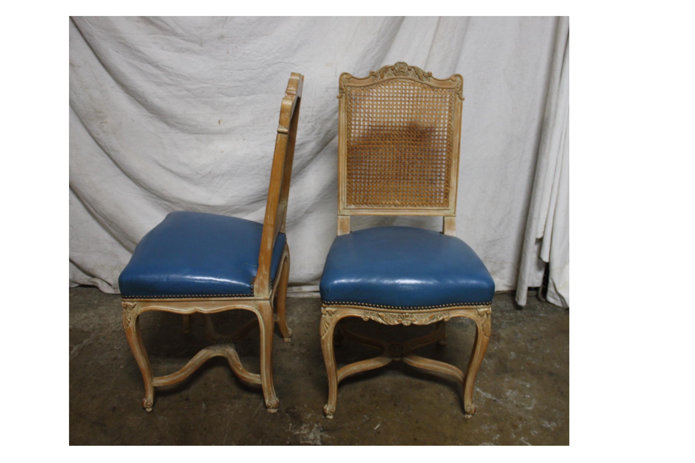Set of Mid-20th Century French Dining Chairs 2