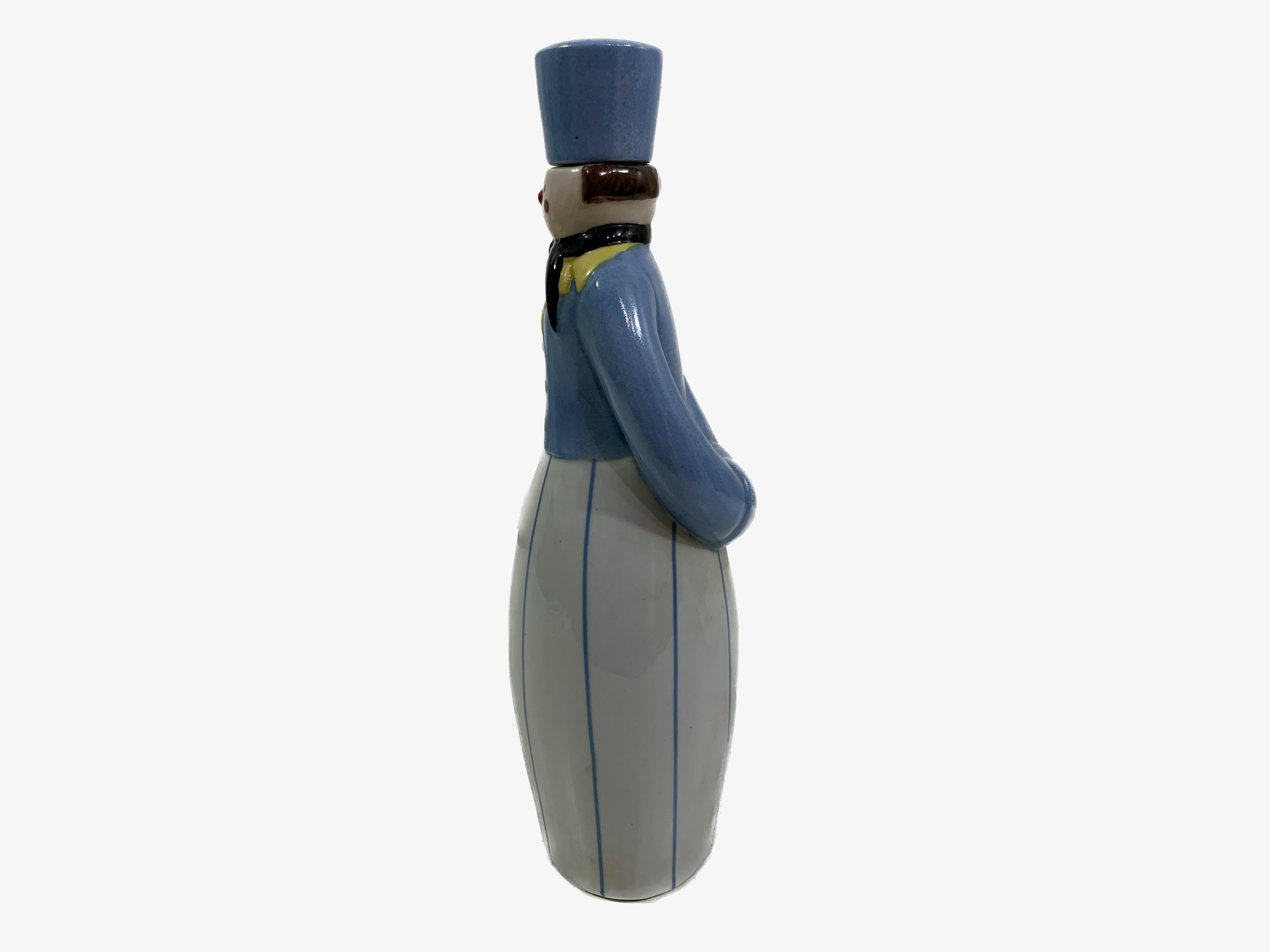 Set of Mid-20th Century French Robj Flacon Liquor Bottles For Sale 1