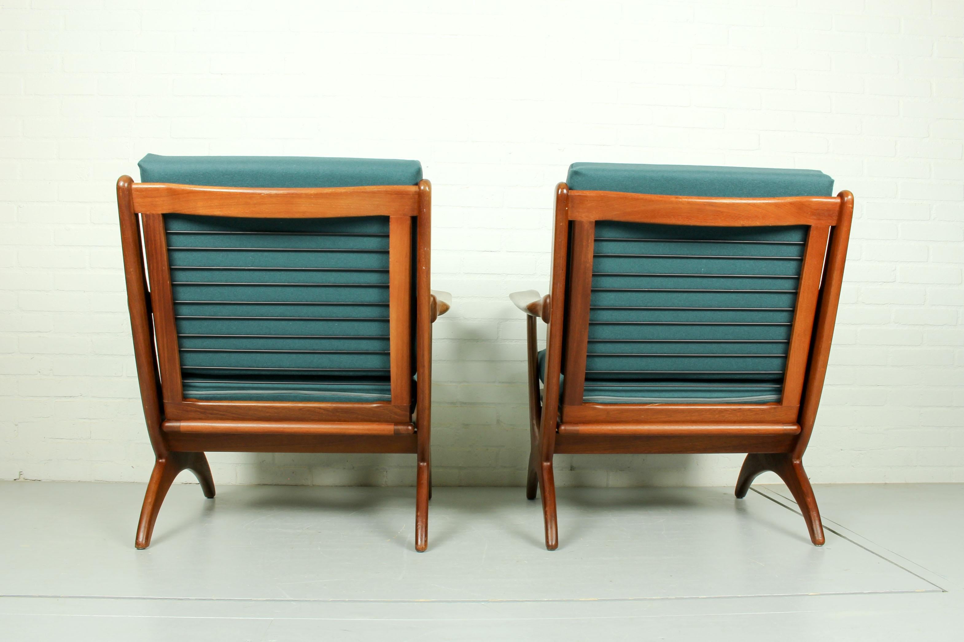 Set of Midcentury Armchairs Dutch Design for De Ster Gelderland, 1950s 5