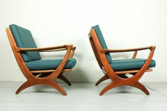 Set of Midcentury Armchairs Dutch Design for De Ster Gelderland, 1950s