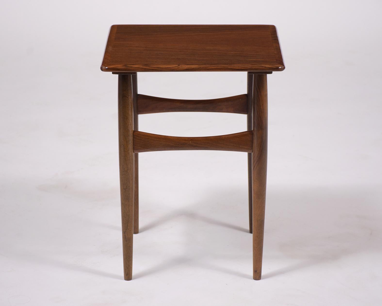 Mid-Century Danish Teak Nesting Tables 2