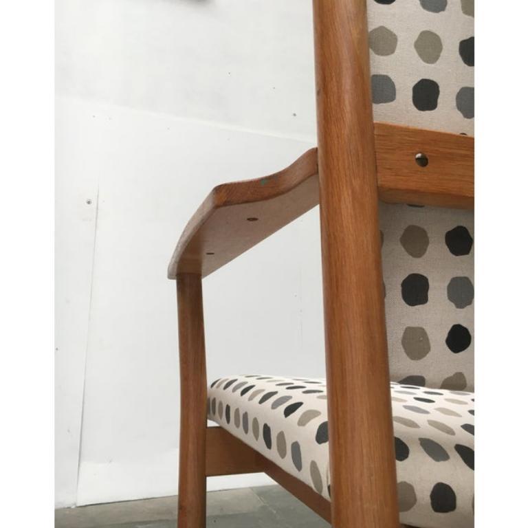 Mid-Century moderno Set di poltrone in quercia danese di metà secolo di Kurt Østervig, anni '60 in vendita