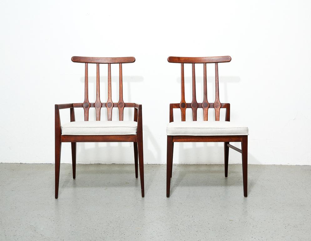 Set of Mid-Century Dining Chairs by Foster McDavid In Excellent Condition In Brooklyn, NY