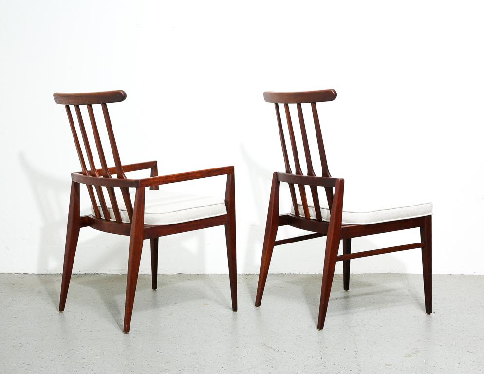 Wool Set of Mid-Century Dining Chairs by Foster McDavid