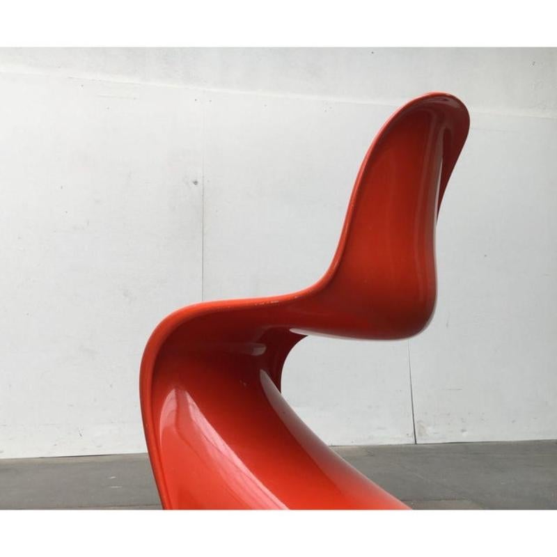 Zitan Set of Mid-Century Early Panton Side Chairs by Verner Panton, 1960s For Sale