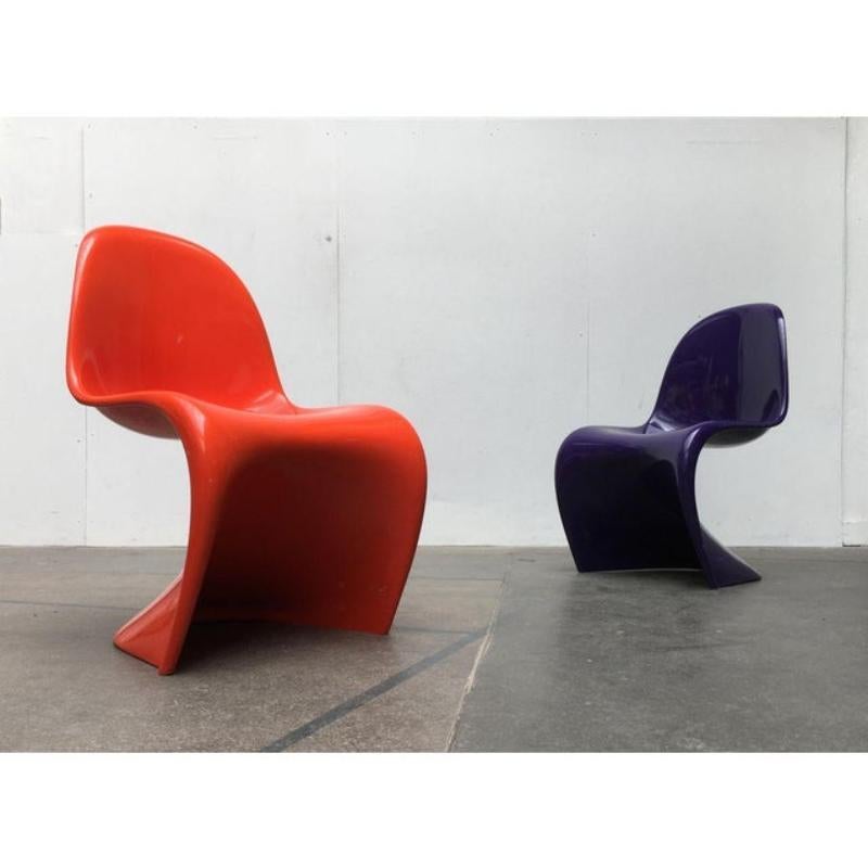 Set of Mid-Century Early Panton Side Chairs by Verner Panton, 1960s For Sale 1