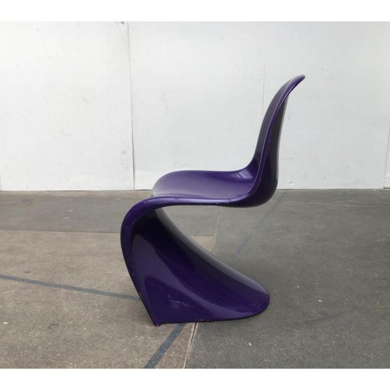 Set of Mid-Century Early Panton Side Chairs by Verner Panton, 1960s For Sale 3