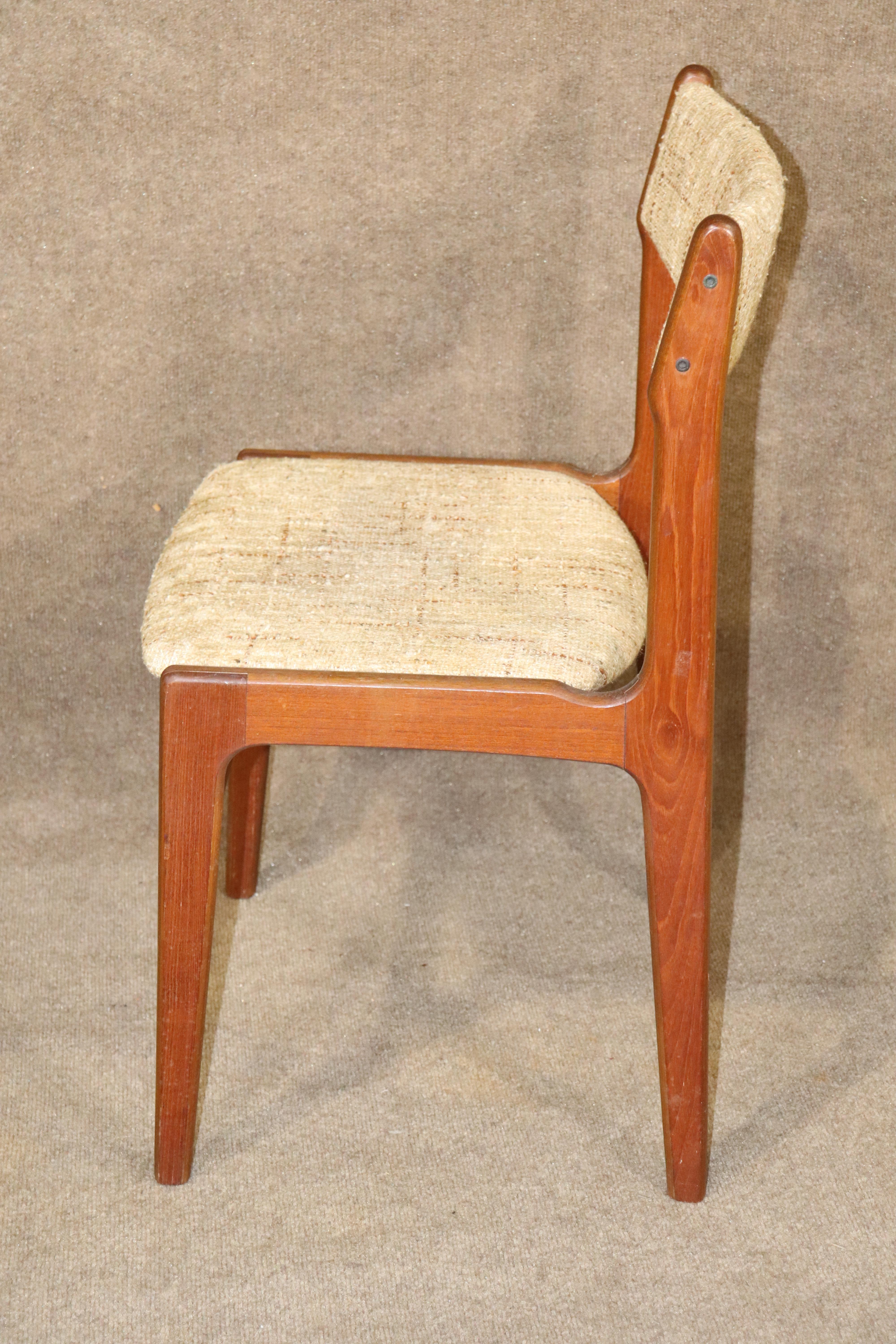 Ensemble de chaises de style Erik Buch du milieu du siècle Bon état - En vente à Brooklyn, NY